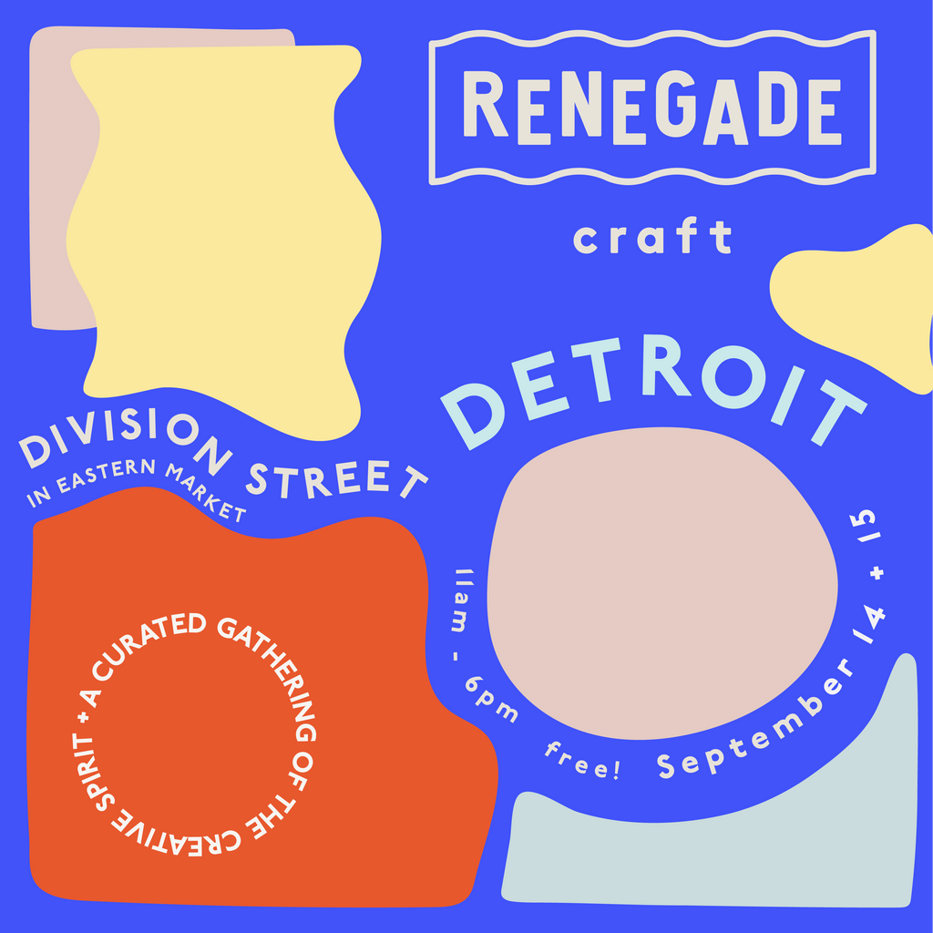 Next stop: Detroit Renegade Craft September 14-15