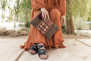 Cinturon Convertible Bag in Brown (MORE TEXTILES)