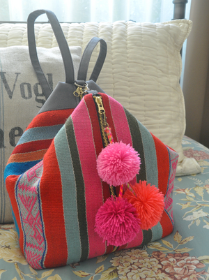 Tina Mochilla Backpack in Blues & Reds (MORE COLORS AVAILABLE)