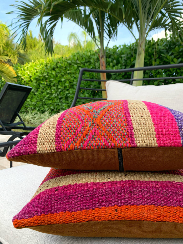 Frazada Pillow Covers in Diamonds
