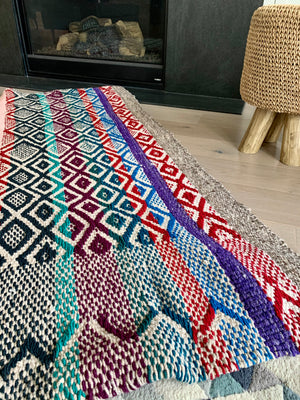 Peruvian Frazada Rug in Intihuana