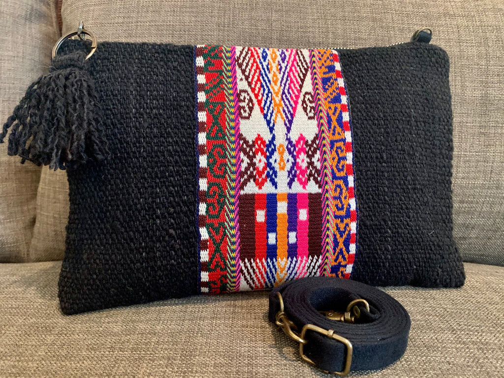Cinturon Convertible Bag in Black (MORE TEXTILES)
